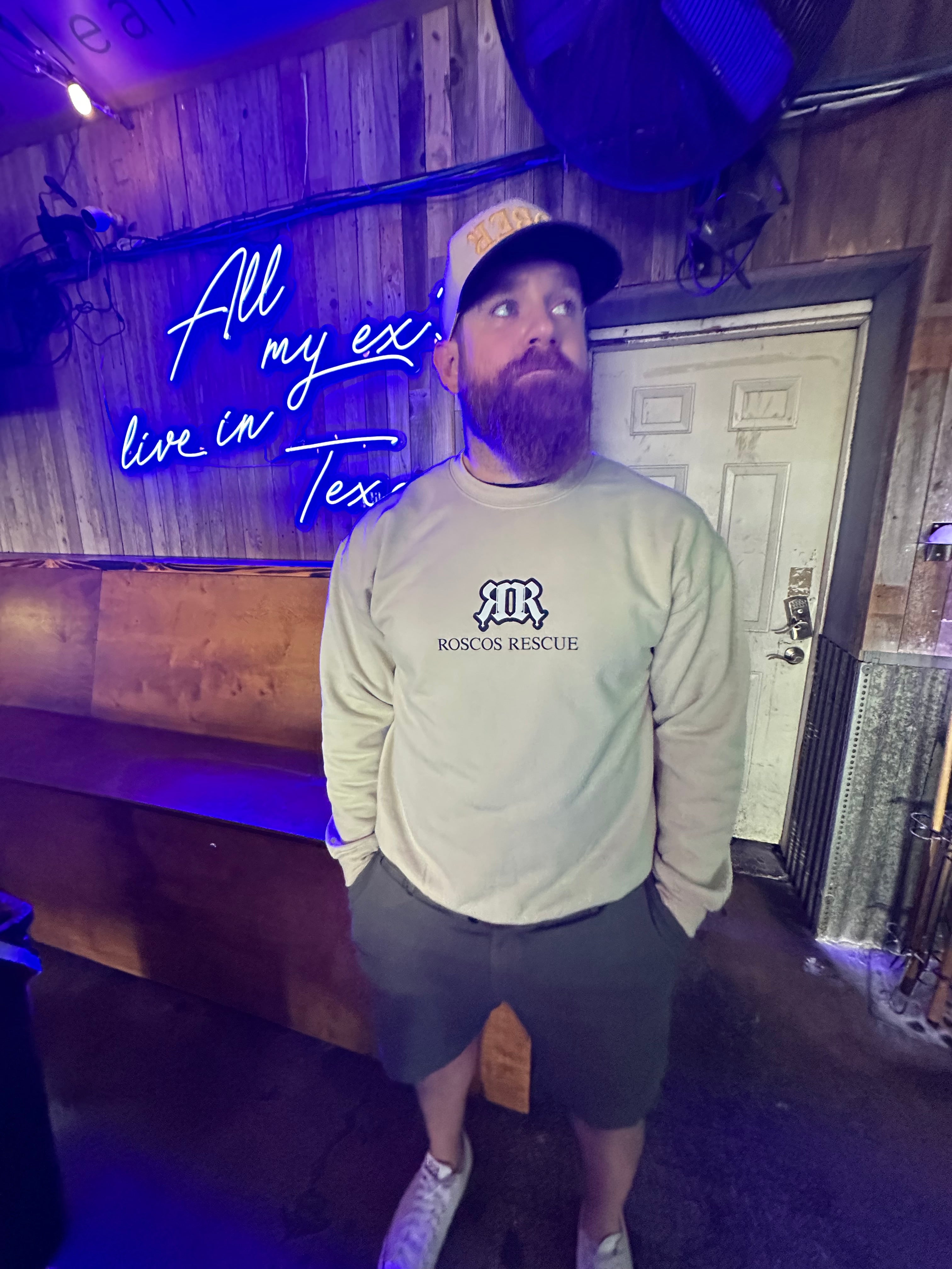 RR double logo crewneck