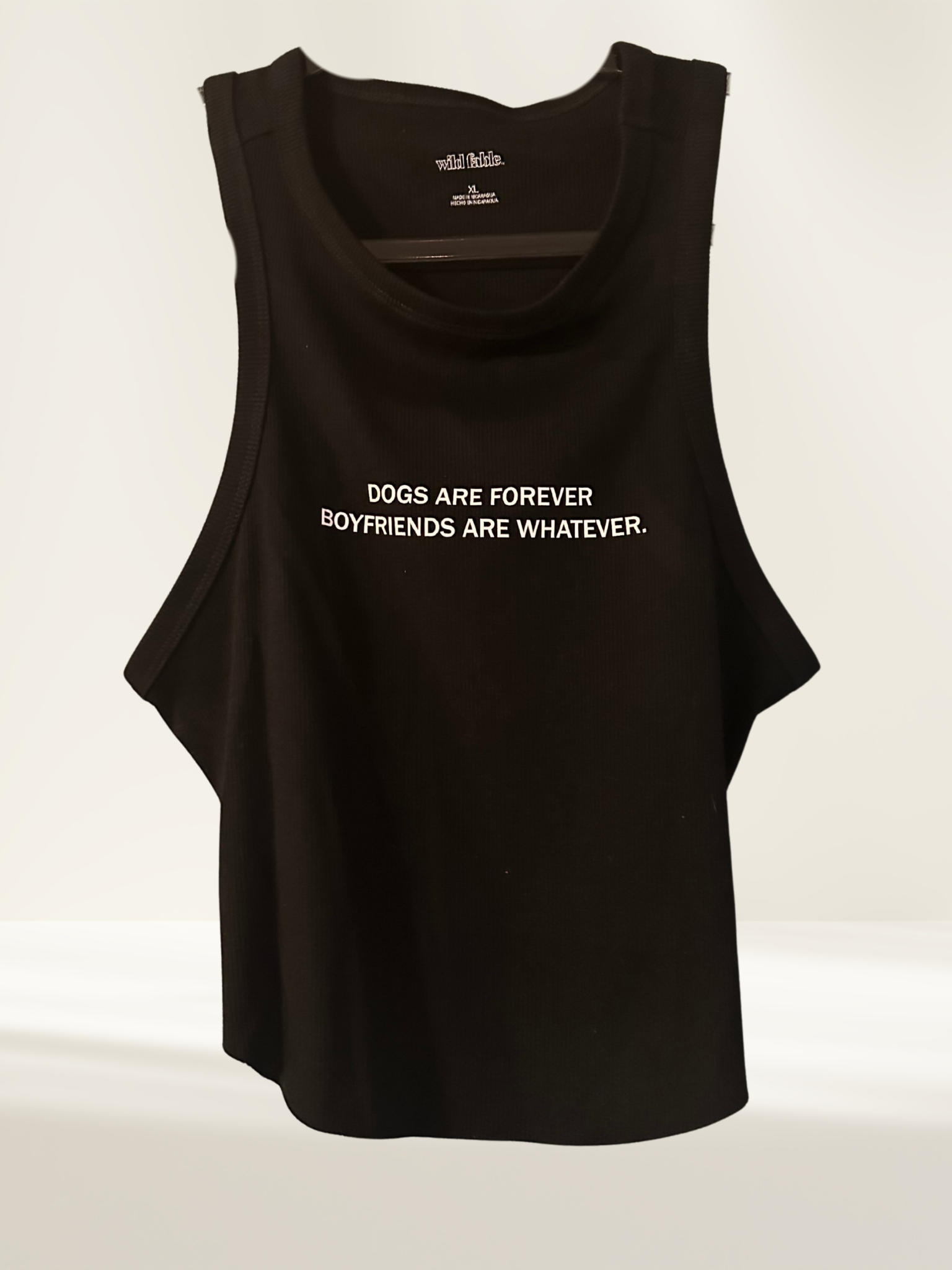 Dogs are forever tank top