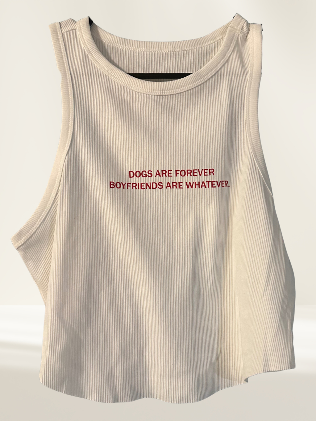 Dogs are forever tank top