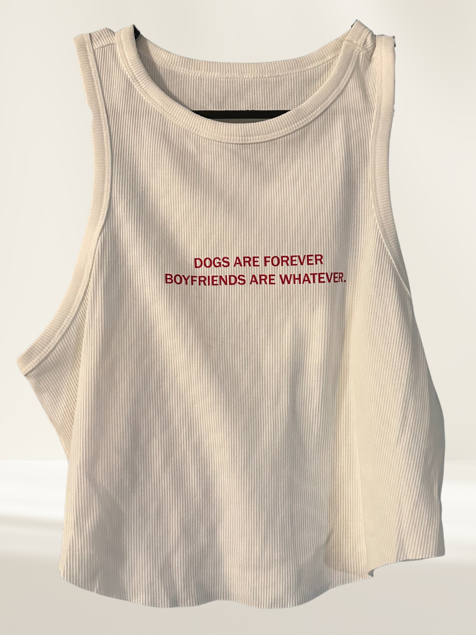 Dogs are forever tank top